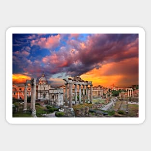 The Ancient Roman Forum Sticker